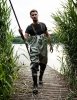 WATERPROOF CHEST WADERS PREMIUM 400P WITH KNEE REINFORCEMENT SBP01